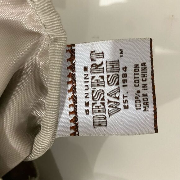 Vintage Genuine Desert Wash Tan Canvas Bag 100% Cotton Tote - Picture 8 of 10